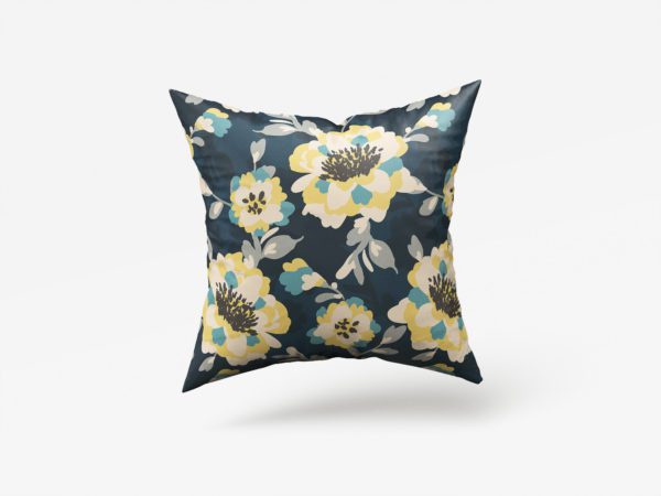 Roberta Montofarno with Australian Museum of Design soft furnishings cushions Nocturnal Floral Waltz