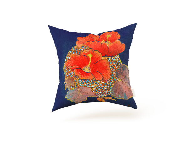 Kate Ceberano Cushion Cover 'Blue Hawaii'