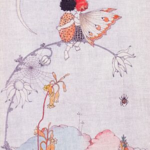 AMoD Embroidery Society Fabric Margaret Clark Federation Fairies Butterly and Ladybird