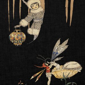 AMoD Embroidery Society Fabric Margaret Clark Federation Fairies Good Night