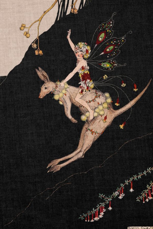 AMoD Embroidery Society Fabric Margaret Clark Federation Fairies Kangaroo Fairy