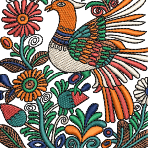 'Donald Clark' with Australian Museum of Design Embroidery 'Rooster'