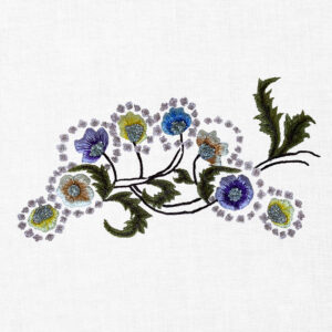 Australian Museum of Design Embroidery Society Collette Dinnigan Floral Wreath