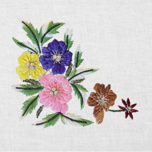 Australian Museum of Design Embroidery Society Collette Dinnigan Harlequin Floral