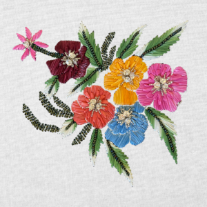 Australian Museum of Design Embroidery Society Collette Dinnigan Harlequin Floral