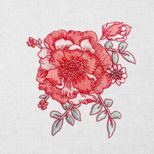 AMoD Embroidery Society Vintage Camellia