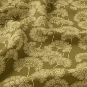 AMoD Embroidery Society Fabric Florence Broadhurst Japanese_Floral_Gold