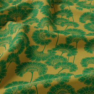 AMoD Embroidery Society Fabric Florence Broadhurst Japanese_Floral_Green