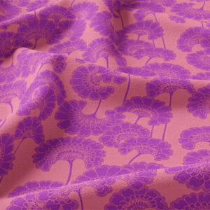 AMoD Embroidery Society Fabric Florence Broadhurst Japanese_Floral_Magenta