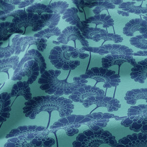 AMoD Embroidery Society Fabric Florence Broadhurst Japanese_Floral_Marine