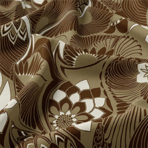 AMoD Embroidery Society Fabric Florence Broadhurst 'Aubrey' Toffee