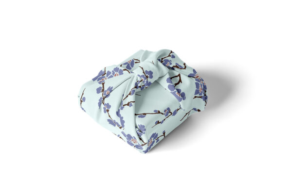 Australian Museum of Design AMoD Cherrie Blossom Blue Furoshiki