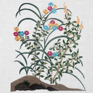 Australian Museum of Design Embroidery Society Bamboo Floral by Collette Dinnigan