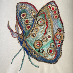 Kate Ceberano Butterfly Embroidery Australian Museum of Design