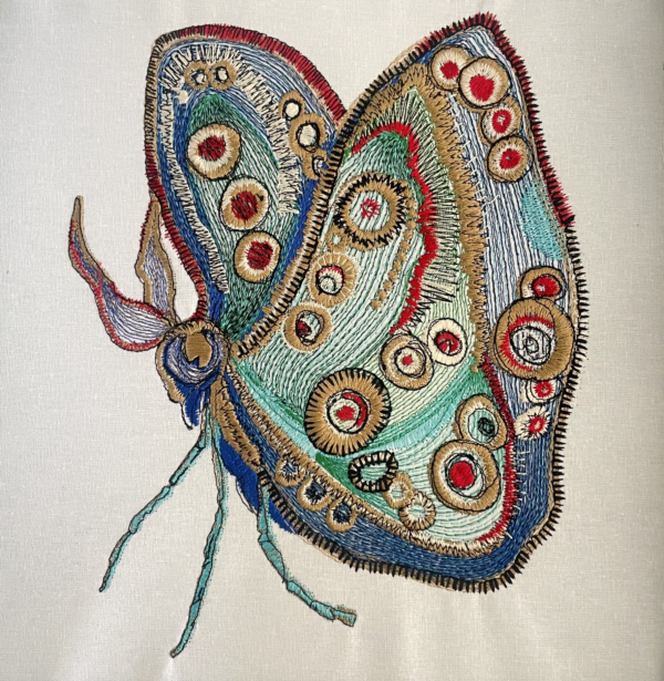 Kate Ceberano Butterfly Embroidery Australian Museum of Design