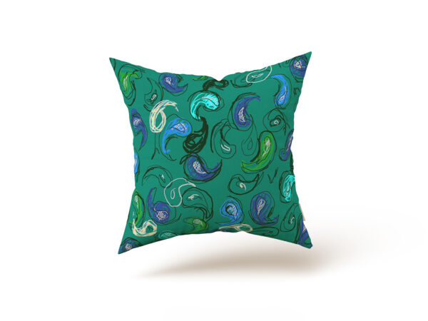 Chris Stone Cushion Cover 'Paisley Sketch'