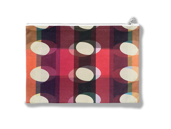 Chris Stone Zipper Pouch 'Groove Grid'