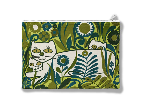 Donald Clark Zipper Pouch 'Slinky Cat'