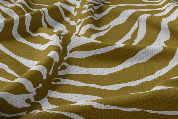 Australian Museum of Design Florence Broadhurst Tiger Stripe Indigo Fabric