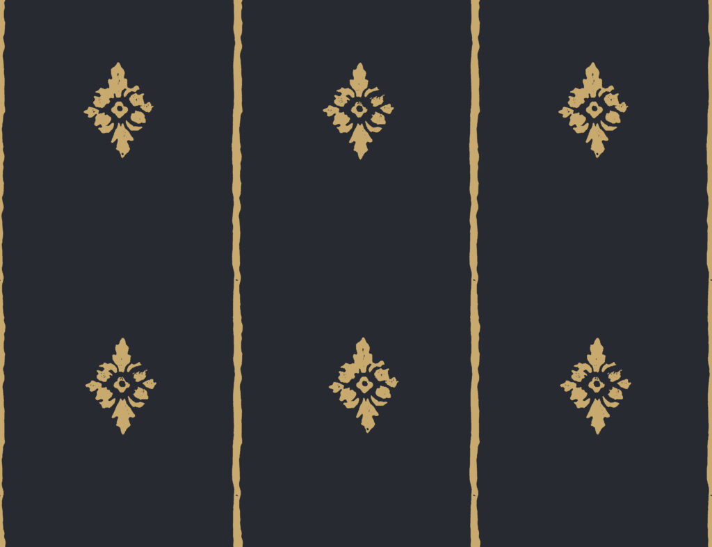 Collette Dinnigan Wallpaper Fleur Diamond Midnight