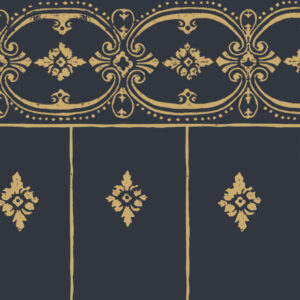 Fleur Diamont Wallpaper by Collette Dinnigan With Banner Midnight in Paris