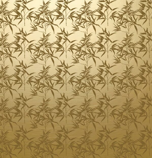 Australian Museum of Design Bamboo Gold Wallpaper