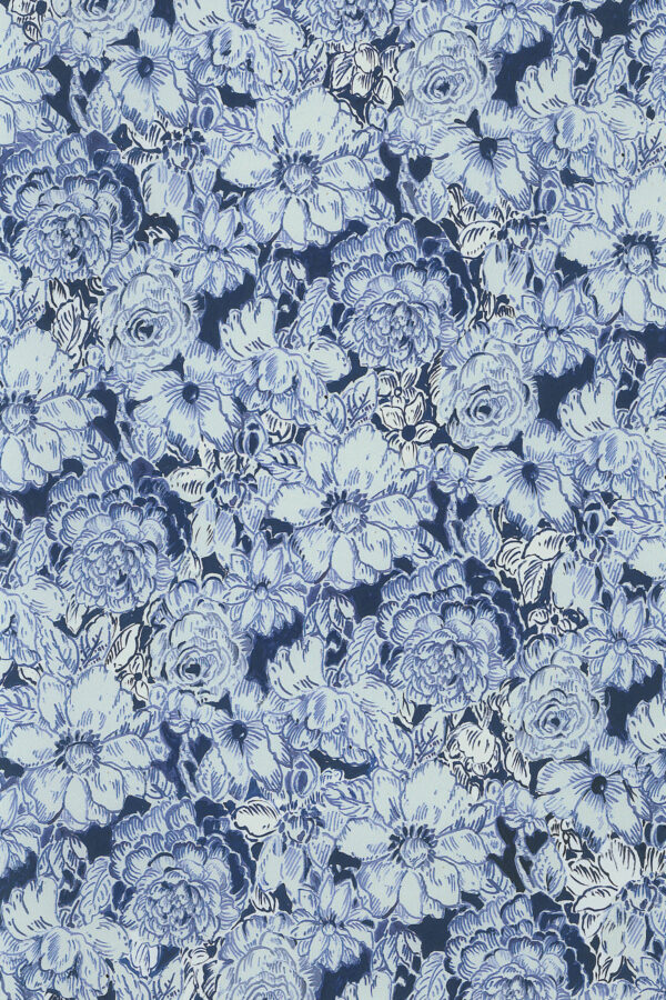 Australian Museum of Design Blue Thicket Wallpaper by Chris Stone