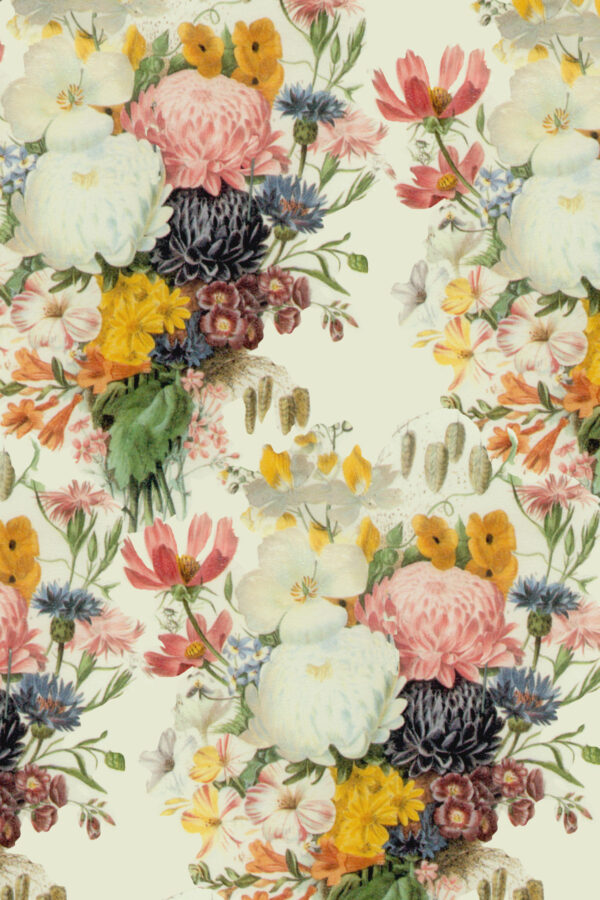 Australian Museum of Design Elmstead Bouquet Floral Wallpaper by Chris Stone