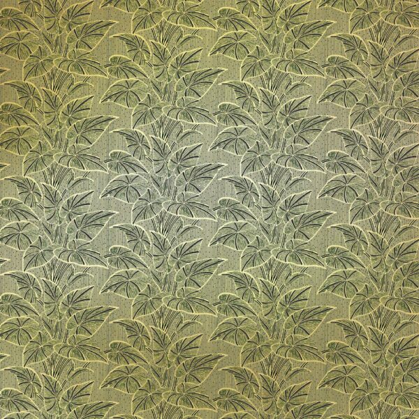 Australian Museum of Design Fern Gold Wallpaper