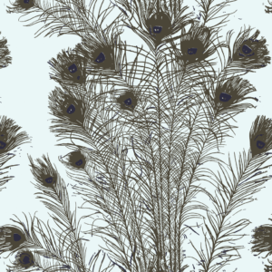 Florence Broadhurst Wallpaper Download Spec Sheet Peacock Feathers Australian Museum of Design