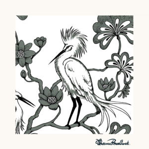 Florence Broadhurst Egrets-foundation