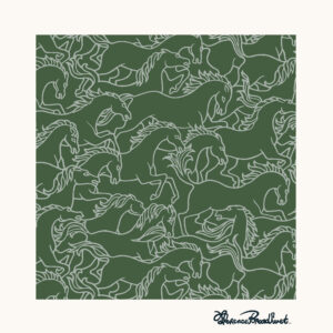 Horses Stampede Olive
